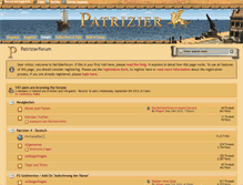 Tablet Screenshot of patrizierforum.net